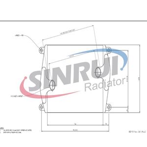 Caterpillar D10t Tractor Charge Air Cooler (RIGHT HAND) 267-9422