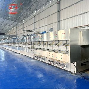 Industrial Natural Gas Tunnel Oven with PLC Control Cabinet for Baking Biscuits/Dried Bread/Pet Food