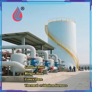 Customizable Ground Flare System for Pharmaceutical, Gas & Biomass Energy Projects