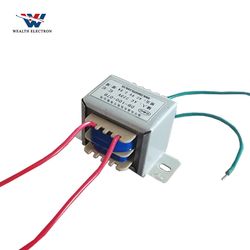 High Quality 12V 50W Ei Transformer 220V Input 24V/36V AC Output for Electrical Devices 50Hz Frequency