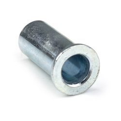 Precision Forged Steel Parts Custom Carbon Steel Blue Zinc Plated Round Head Hollow Rivet Nut