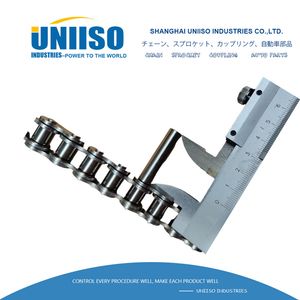 Durable Uniiso SUS304 Stainless Steel Roller Chain for Heavy Use