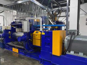 Two Roll Rubber Open Mixing Mill Roll Size 450*1200 / Rubber Mixing Machine