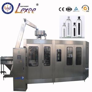 Automatic Sparkling Water and Beer Glass Bottle Filling Line