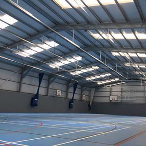 Premium Outdoor Steel Basketball Court for Durable Sports Play