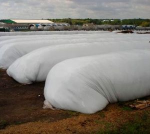 Hot Sale Custom Food Packaging Grain Bags 9FT 10FT Plastic Grain White/Black Silo Tube Silage Bag