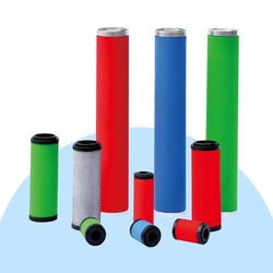 Industrial Compressed Air Compressor Filter Element High Efficiency Inline Coalescing Activated Carbon Element Replacement
