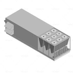 High-Efficiency Air Handling Unit (AHU) for HVAC Systems, Energy-Saving, Durable, and Suitable for Commercial and Industrial Applications