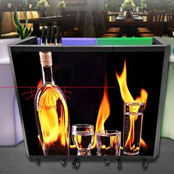 Indoor Outdoor Folding DJ Booth Display Digital Bar Table Signage Reception Front Screen Flexible LED Panel (P2.5 P1.95, P2.6 P2.9 P3.91)
