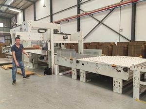Carton Box Palletizer Paper Boards Stacking Packing Palletizer Automatic Palletizer