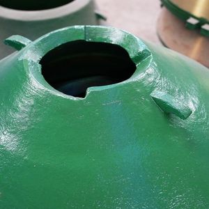 Reliable Customizable Cone Liner Parts with Mn22cr2 for Abrasive Material Processing