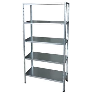 Light Duty Galvanized Steel Bolt Shelving Stacking Racks & Shelves, Garage Shelving Unit