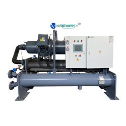 400HP Industrial Water Cooled Screw Chiller with Two Compressor Chiller 1200kw
