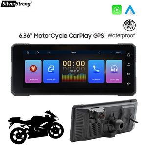 Moto Carplay Touch Screen Motorcycle GPS with Android Auto