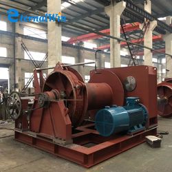 35ton Marine Ship Tug Equipment Electric Pulling Winch 40ton Hydraulic Boat Mooring Tugging Towing Winch with Bow Side Winch