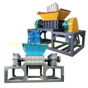 Waste Rubber Plastic Car Chipper Cutting Shredder Used Tyre Recycling Machine