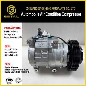 Air Conditioner Compressor 38810-Rye-A01 for Honda Acura Mdx 2010-2013