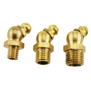 Hydraulic Brass 90 Degree Grease Nipple Fitting