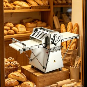 Semi Automatic 560W Dough Sheeter Adjustable Thickness for Bakery Production Use