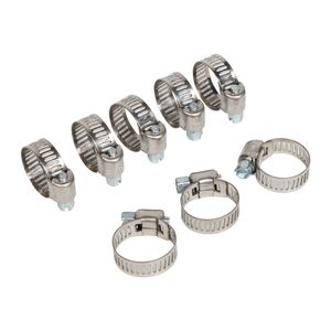 Heavy Duty Mini Worm Drive Hose Clamp for Long Service Life, High Quality Factory Supply, American Type, Zinc Plated, 8-12 mm