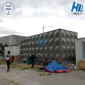 304 316 15000 Liter Welding Stainless Steel Water Tank Price Modular Insulated Square Hot Cold Stainless Steel Tank