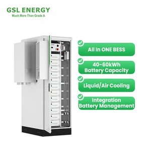 Gsl Energy High Voltage 60kwh Commercial Battery Storage System OEM Lithium Ion LiFePO4 Industrial Commercial Energy Storage Ess
