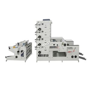 Flexo Coffee Fan Paper Cup Printing and Die Cutting Machine