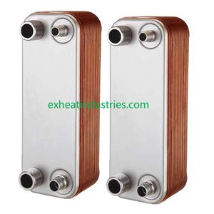 High Heat Transfer Efficiency Hydraulic Oil Brazed Plate Heat Exchanger Ex95-40d