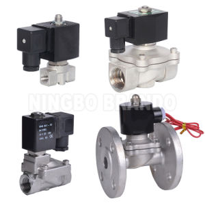 2 3 Way Stainless Steel Solenoid Valve 1/8′′ 1/4′′ 3/4′′ 1/2′′ 1′′ 2′′ 12V 24V 110V 220V