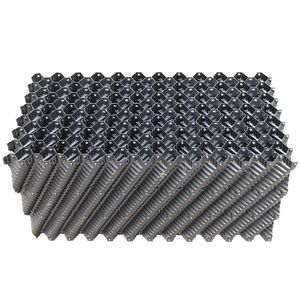 High Temperature Resistant Oblique Wave Counter Flow PVC Cooling Tower Pack Fill Filler