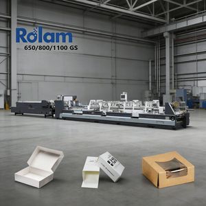 4/6 Points Glue Paper Box Pasting Machine (GK-800GS) Folder Gluer