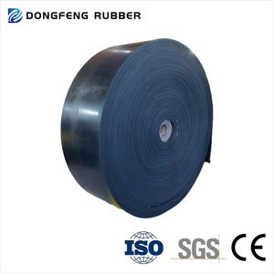 Heavy-Duty Industrial Polyester Rubber Conveyor Belt for Tough Applications