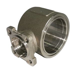 Custom Precision Investment Cast 304 Stainless Steel Direct Mount Industrial Ball Valve Body