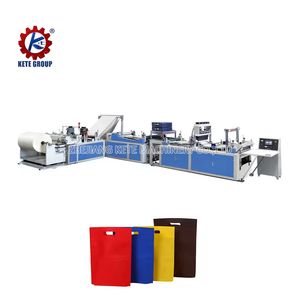 Eco Friendly Reusable Die Cut Grocery Shopping T-Shirt Bag Non Woven Bag Machine