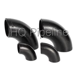 ASME B16.9 Seamless Stainless Steel Carbon Steel Weld Elbows Tees Butt Welded Pipe Fittings