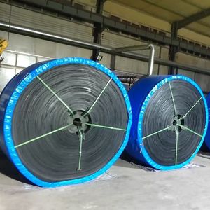 Customizable High-Speed Black Rubber Conveyor Belt for Manufacturing