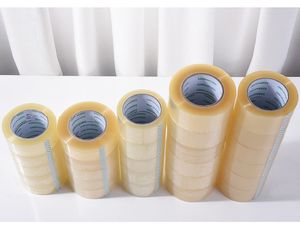 Low-Noise Transparent Shipping Tape with Tear-Resistant Film & Quick-Stick Glue