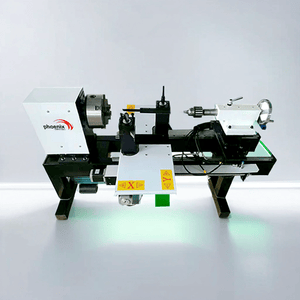 Double Axis Automatic Industrial CNC Wood Turning Milling Lathe Machine