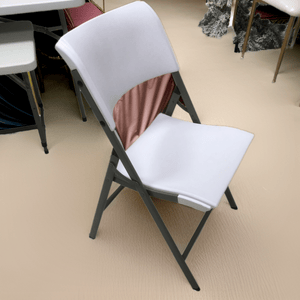 Modern Durable Outdoor Garden Banquet Folding Chairs Metal Plastic for Events Dining Bars Weddings Hotels with Packing Y