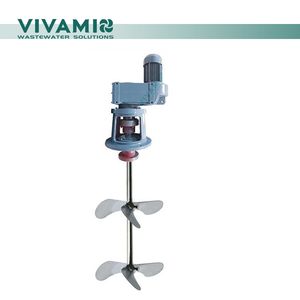 Vertical Mixer and Agitator with Rapid Mixing Capability for Industrial Wastewater Treatment