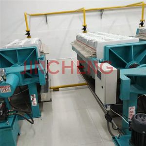 Electric Hydraulic Pump Controlled Recessed Plate and Frame Filter Press Machine