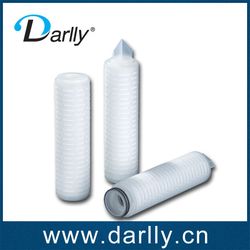 Darlly Replacement Micron Pleated Filter Cartridge Element with Nylon6 Membrane for industrial Water Filtration