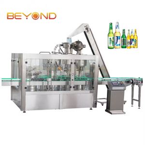 High-Speed Automated Glass Bottling Machine with Precision Beer & Wine Filler for Industrial Beverage Packaging