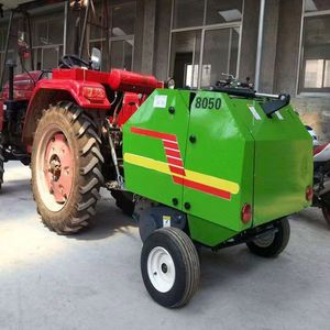 Heavy Duty Round Baler Hay Baler for Farm Tractor 50-80HP Small Farm Use