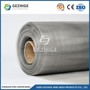 Gezhige Decorative Chain Link Woven Wire Mesh Manufacturers China Stainless Steel Wire Mesh 303 0.5mm Wire Thickness 2.322 Mesh 4X4 Stainless Steel Wire Mesh