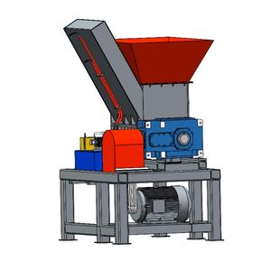 Heavy-Duty Customized Professional Alloy Steel Blade Plastic Single Shaft Crusher