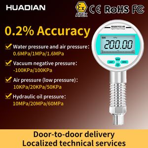 Air Pressure Gauge Hydraulic Pressure Gauge HVAC Pressure Gauge 10000 Psi Pressure Gauge Digital Pressure Manometer