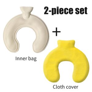 Factory Customized U Shaped Rubber Hot Water Bag for Warm Neck