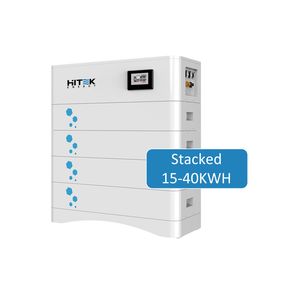 Hitek Li-ion Stacked Lithium Battery Home Use High Voltage 20kwh 30kwh 40kwh Lithium Storage Battery for Residential Solar System