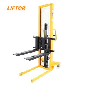 Hand Small Manual Stacker Truck Lift Forklift